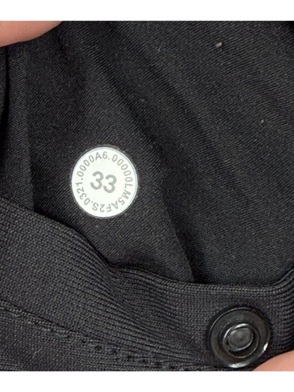 LULULEMON Men's Black Commission Pant Slim 33 - Picture 4 of 6